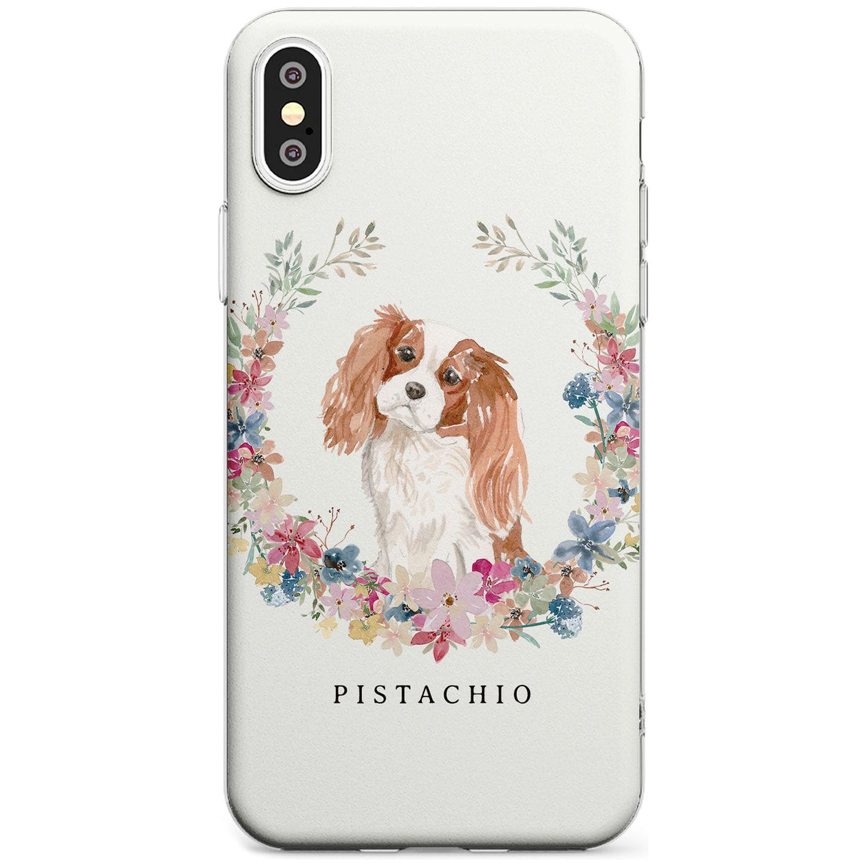 Cavalier King Charles Portrait Spaniel Slim TPU Phone Case Warehouse X XS Max XR