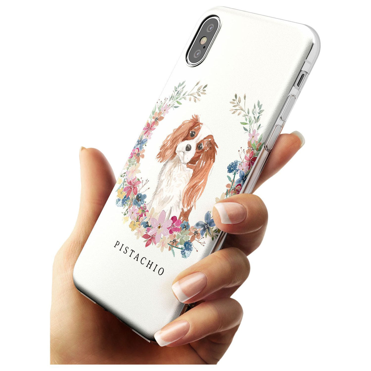 Cavalier King Charles Portrait Spaniel Slim TPU Phone Case Warehouse X XS Max XR