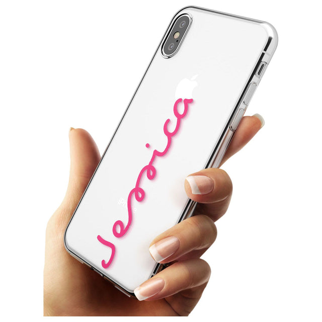 Personalised Summer Name Slim TPU Phone Blanc Space X XS Max XR