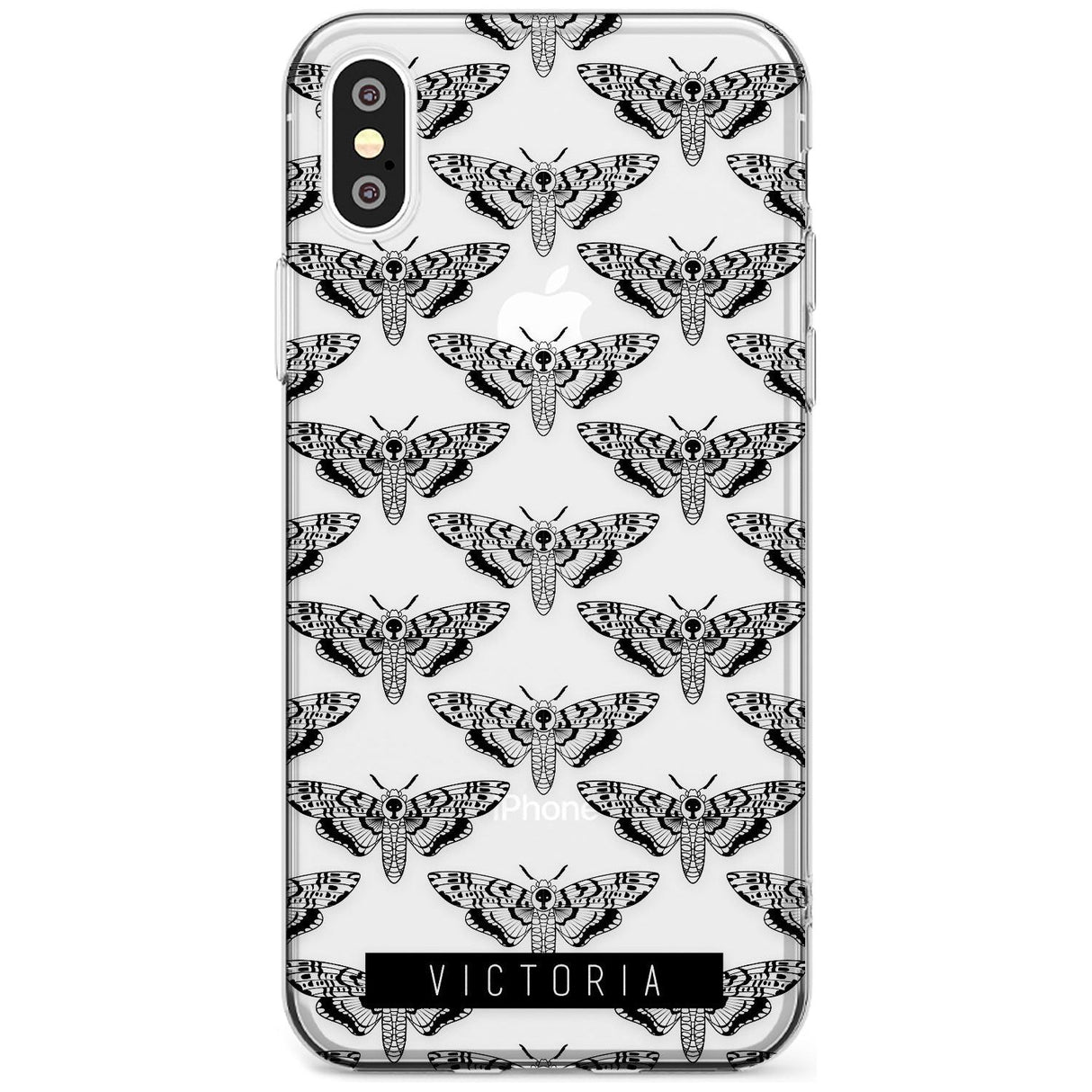 Customised Hawk Moth Pattern iPhone Case  Slim Case Custom Phone Case - Case Warehouse