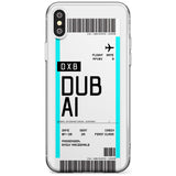 Dubai Boarding Pass iPhone Case  Slim Case Custom Phone Case - Case Warehouse