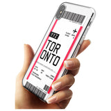 Toronto Boarding Pass iPhone Case   Custom Phone Case - Case Warehouse