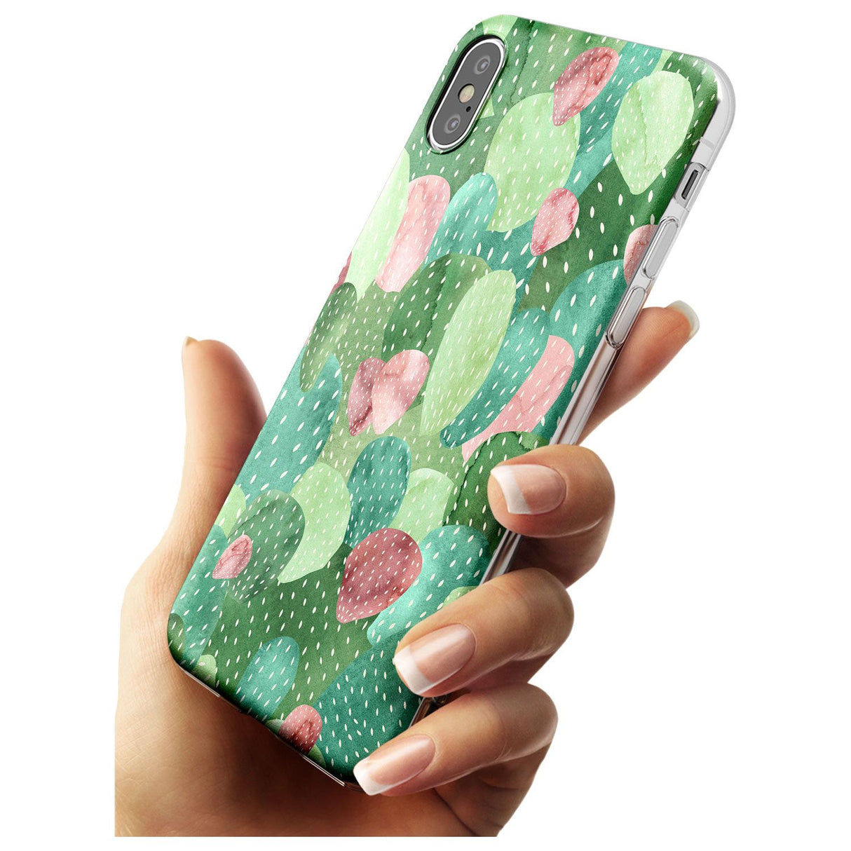 Colourful Cactus Mix Design Slim TPU Phone Case Warehouse X XS Max XR