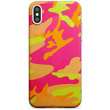 Neon Camo Slim TPU Phone Blanc Space X XS Max XR