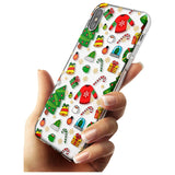 Christmas Mixture Pattern Slim TPU Phone Blanc Space X XS Max XR