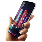 Busy Street - Neon Cities Photographs Slim TPU Phone Case Warehouse X XS Max XR