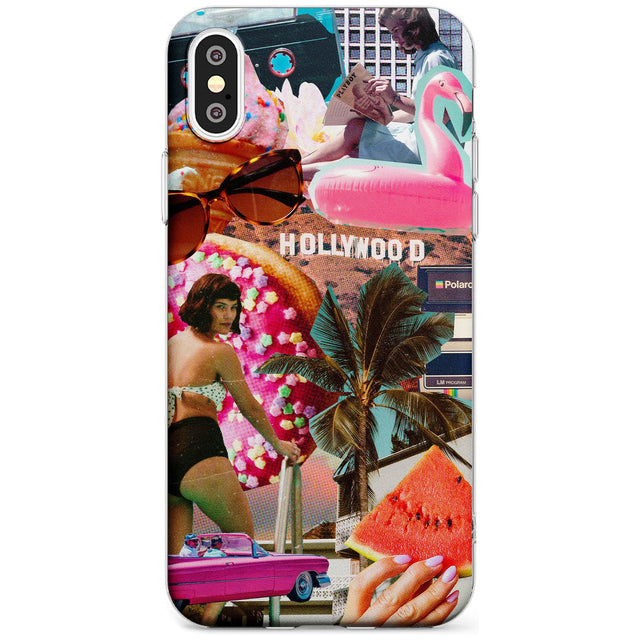 Vintage Collage: Hollywood Mix Slim TPU Phone Case Warehouse X XS Max XR