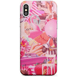 Vintage Collage: Pink Glamour Slim TPU Phone Case Warehouse X XS Max XR