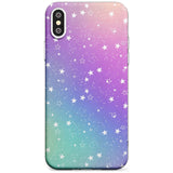 White Stars on Pastels Black Impact Phone Case for iPhone X XS Max XR