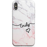 Pink Fade Marble iPhone Case  Slim Case Custom Phone Case - Case Warehouse