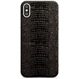 Dark Animal Print Pattern Snake Skin Slim TPU Phone Case Warehouse X XS Max XR