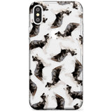 Border Collie Watercolour Dog Pattern Slim TPU Phone Case Warehouse X XS Max XR