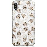 Shih tzu (Long Hair) Watercolour Dog Pattern Slim TPU Phone Case Warehouse X XS Max XR