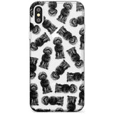 Cockapoo (Black) Watercolour Dog Pattern Slim TPU Phone Case Warehouse X XS Max XR