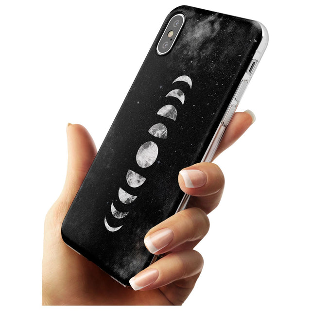 Watercolour Moon Phases Slim TPU Phone Case Warehouse X XS Max XR