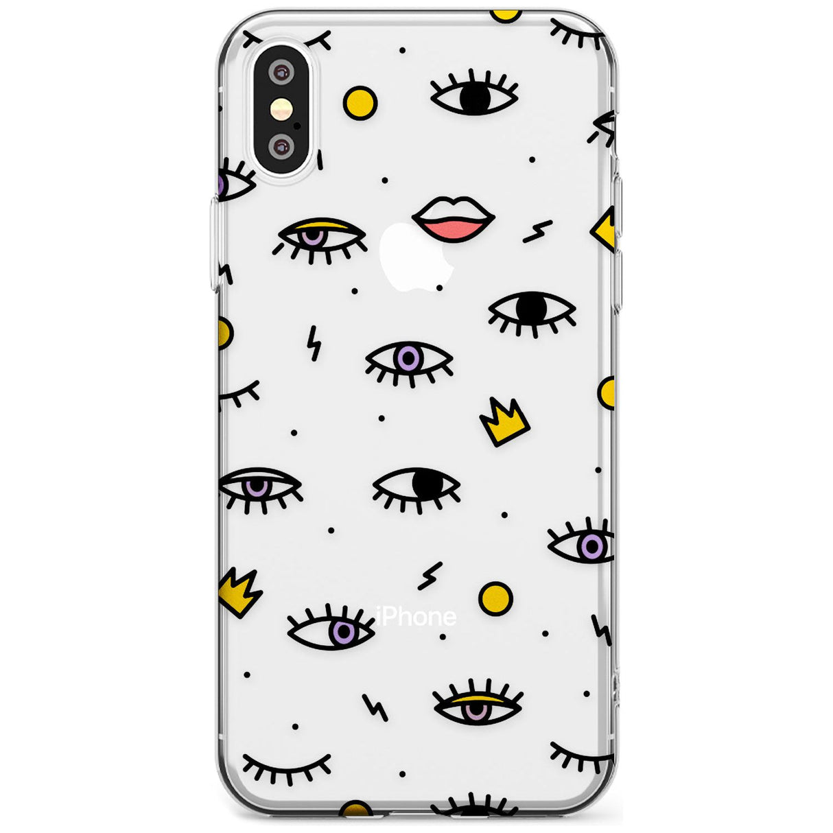 Eyes & Lips Icons iPhone Case  Slim Case Phone Case - Case Warehouse