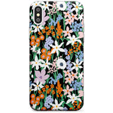 Springtime Meadow: Solid Black Impact Phone Case for iPhone X XS Max XR