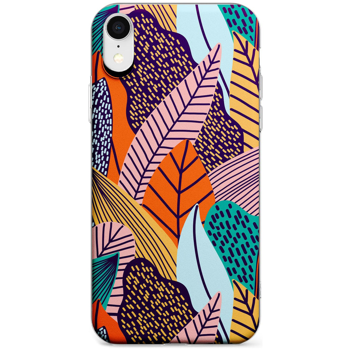 Abstract Leaves Phone Case for iPhone X XS Max XR