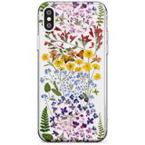 Wild Flower Stripe Design Slim TPU Phone Case Warehouse X XS Max XR