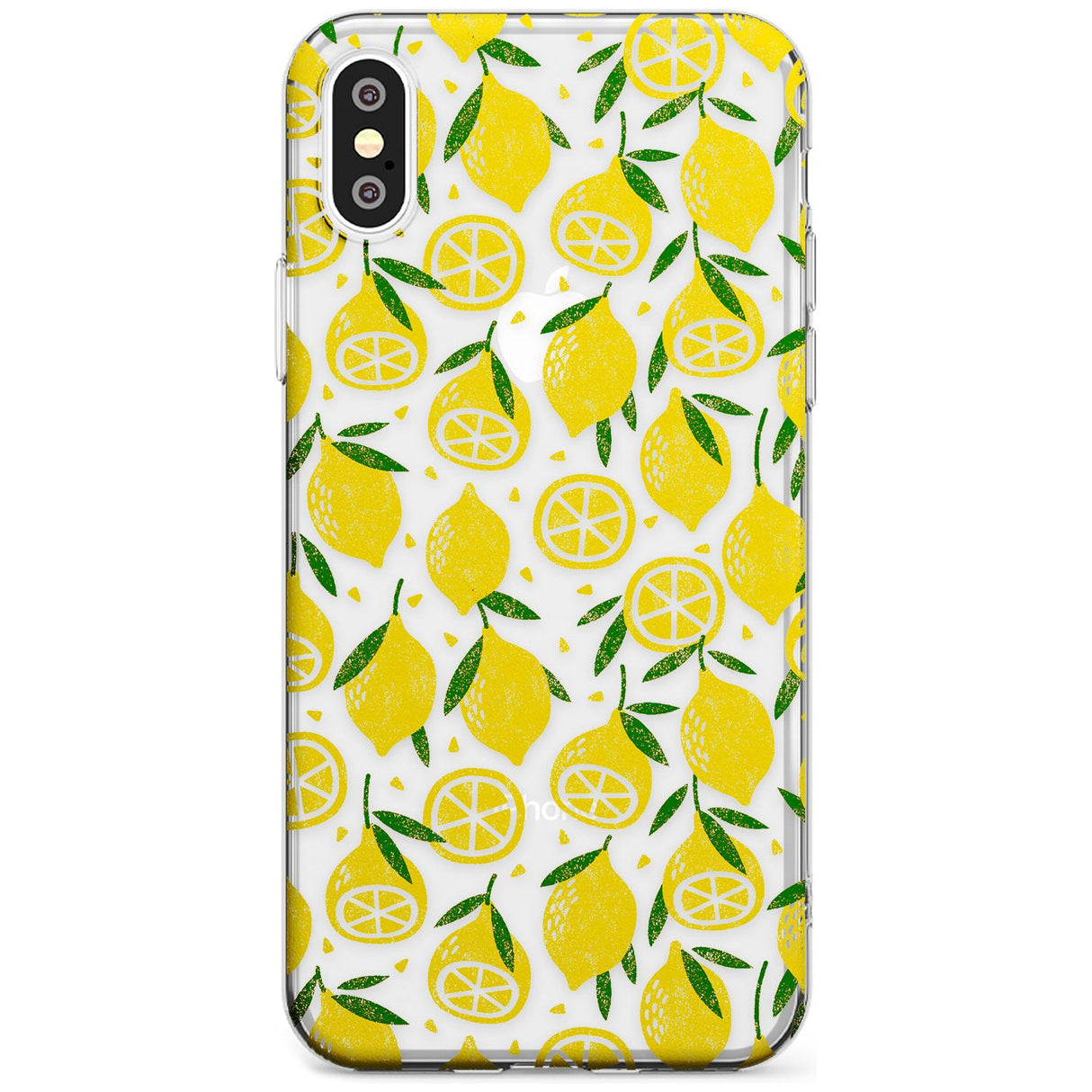 Bright Lemon Fruity Pattern iPhone Case  Slim Case Phone Case - Case Warehouse