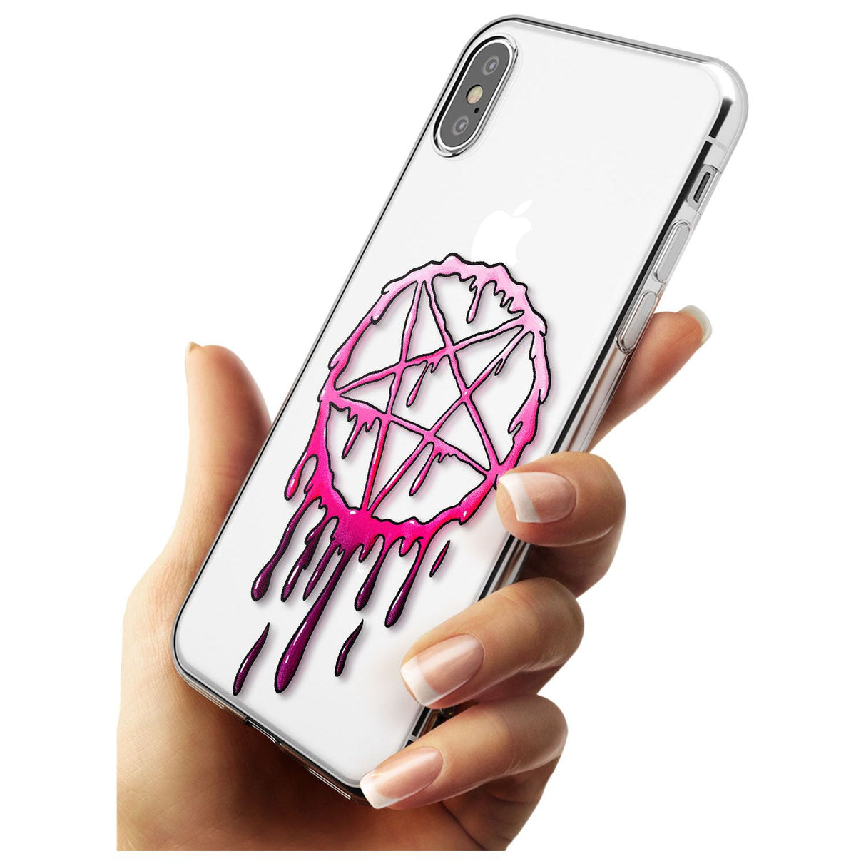 Pentagram of Blood Slim TPU Phone Blanc Space X XS Max XR