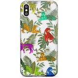 Colourful Tiger Jungle Cat Pattern Slim TPU Phone Case Warehouse X XS Max XR