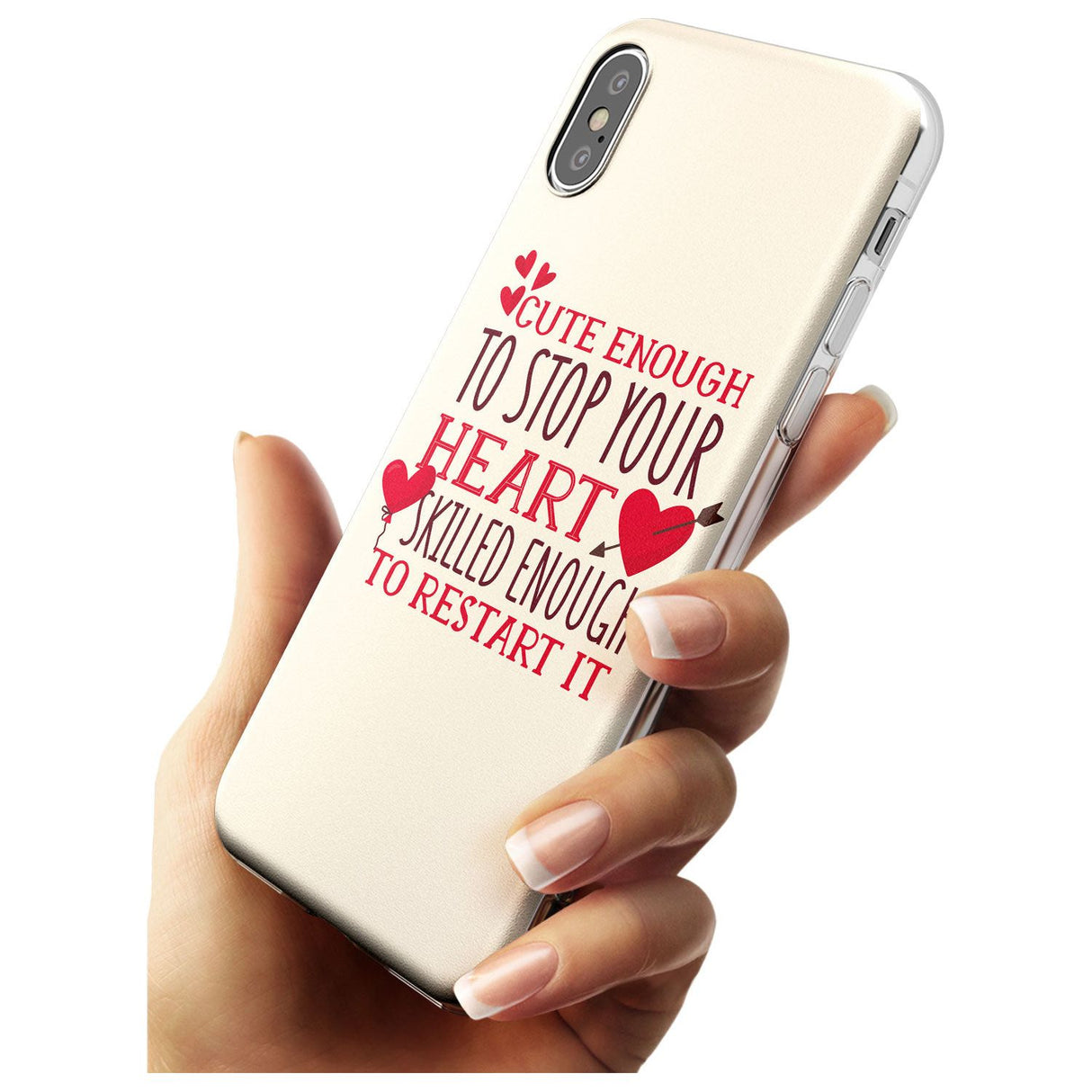 Medical Design Cute Enough to Stop Your Heart Slim TPU Phone Case Warehouse X XS Max XR