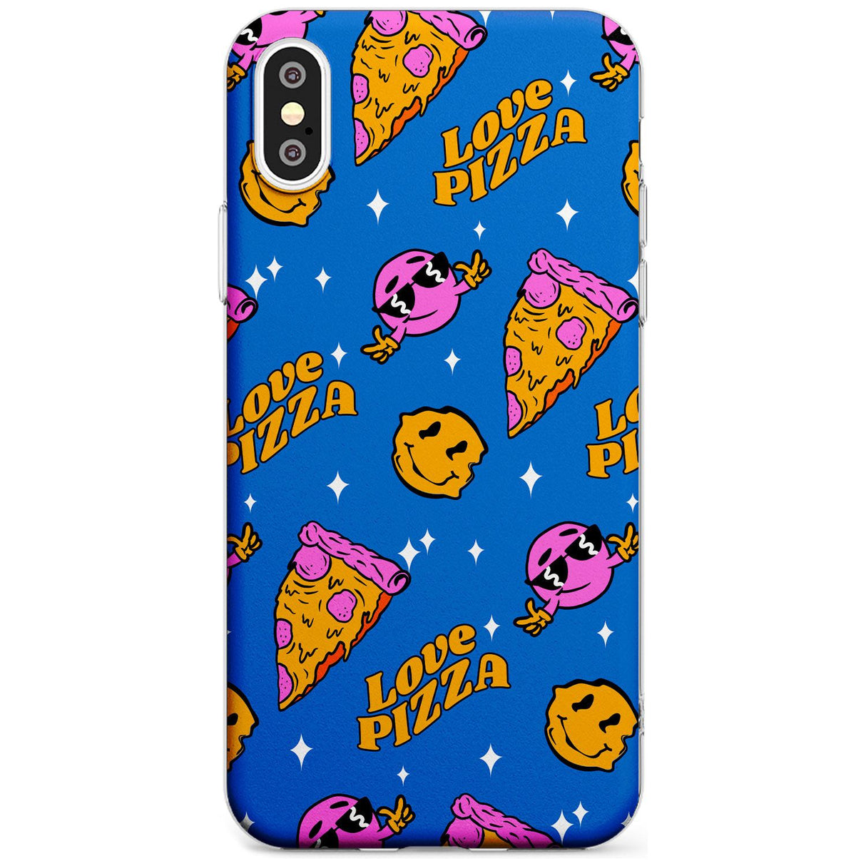 Psychedelic Love Pizza Pattern