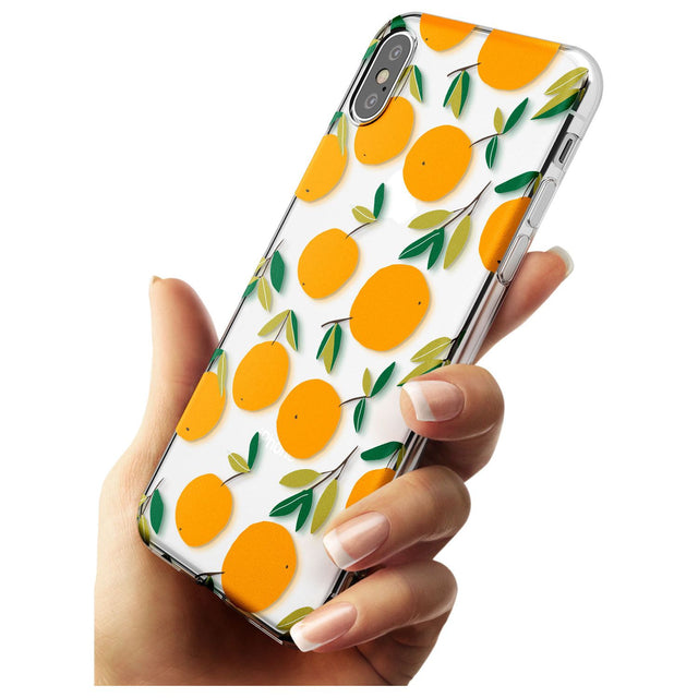 Oranges Pattern Slim TPU Phone Case Warehouse X XS Max XR