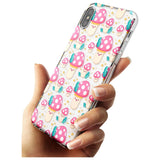 Cute Mushrooms Pattern Slim TPU Phone Blanc Space X XS Max XR