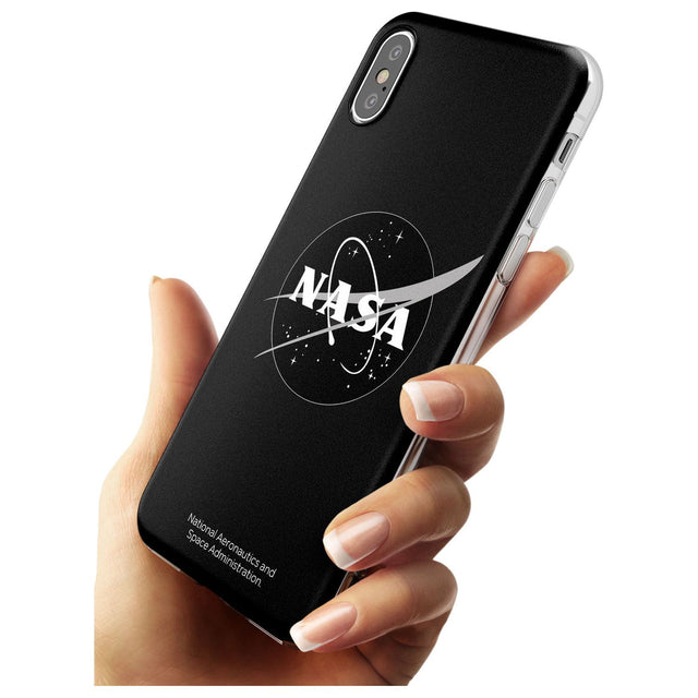 Dark NASA Meatball Slim TPU Phone Blanc Space X XS Max XR