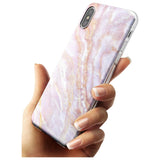 Soft Pink & Yellow Onyx Marble Texture Black Impact Phone Case for iPhone X XS Max XR