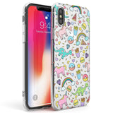 Cute Pattern Phone Case iPhone X / iPhone XS / Clear Case,iPhone XR / Clear Case,iPhone XS MAX / Clear Case Blanc Space