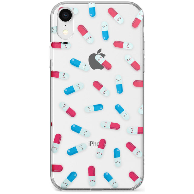 Kawaii Pill Pattern Phone Case for iPhone X XS Max XR