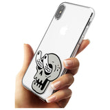 Skull Eyes Slim TPU Phone Blanc Space X XS Max XR