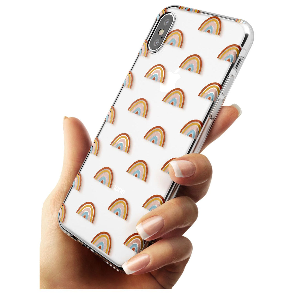 Cute Scandinavian Rainbows Slim TPU Phone Case Warehouse X XS Max XR