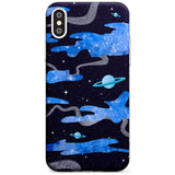 Blue Galaxy Phone Case iPhone XS MAX / Clear Case,iPhone XR / Clear Case,iPhone X / iPhone XS / Clear Case Blanc Space