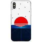 Japanese Sunset Vaporwave Slim TPU Phone Blanc Space X XS Max XR