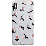 Yoga Poses Black Impact Phone Case for iPhone X XS Max XR