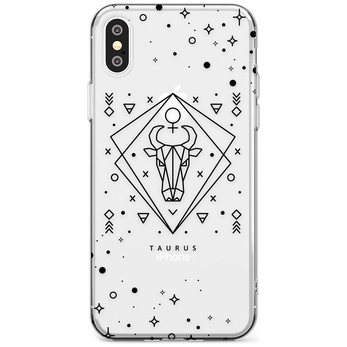 Taurus Emblem - Transparent Design Slim TPU Phone Case Warehouse X XS Max XR