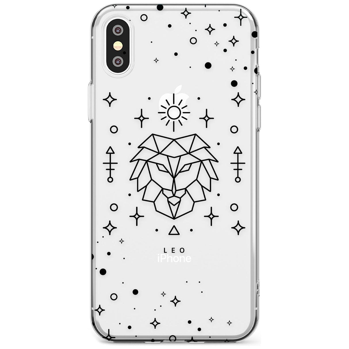 Leo Emblem - Transparent Design Slim TPU Phone Case Warehouse X XS Max XR