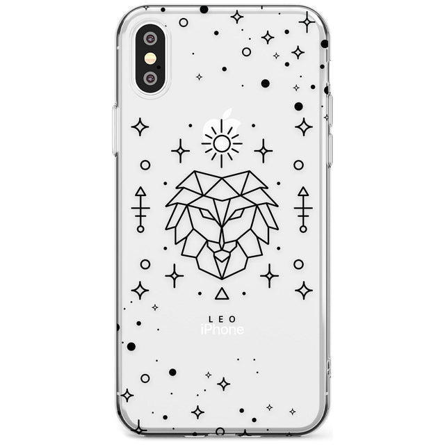 Leo Emblem - Transparent Design Slim TPU Phone Case Warehouse X XS Max XR