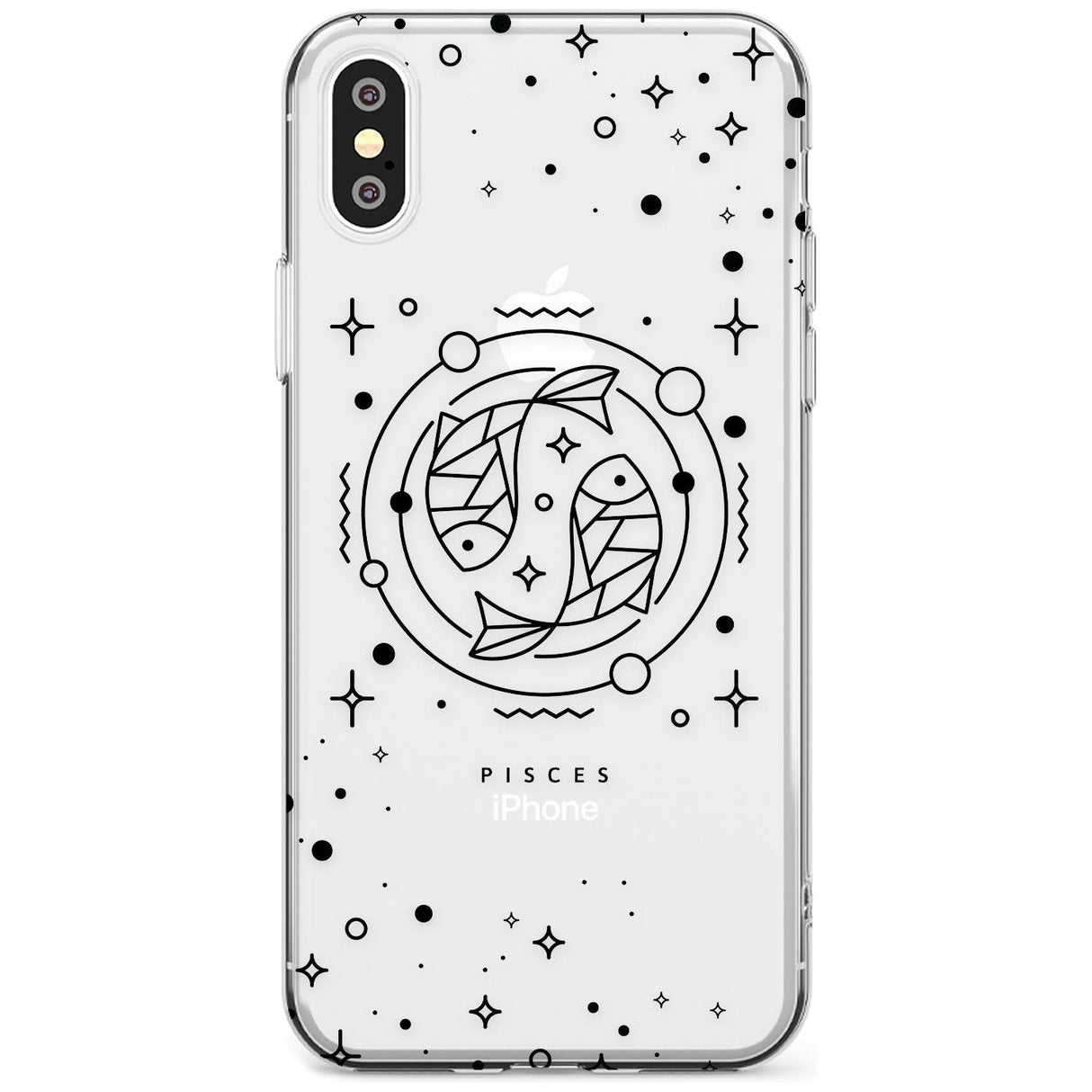 Pisces Emblem - Transparent Design Slim TPU Phone Case Warehouse X XS Max XR