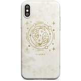 Pisces Emblem - Solid Gold Marbled Design Slim TPU Phone Case Warehouse X XS Max XR